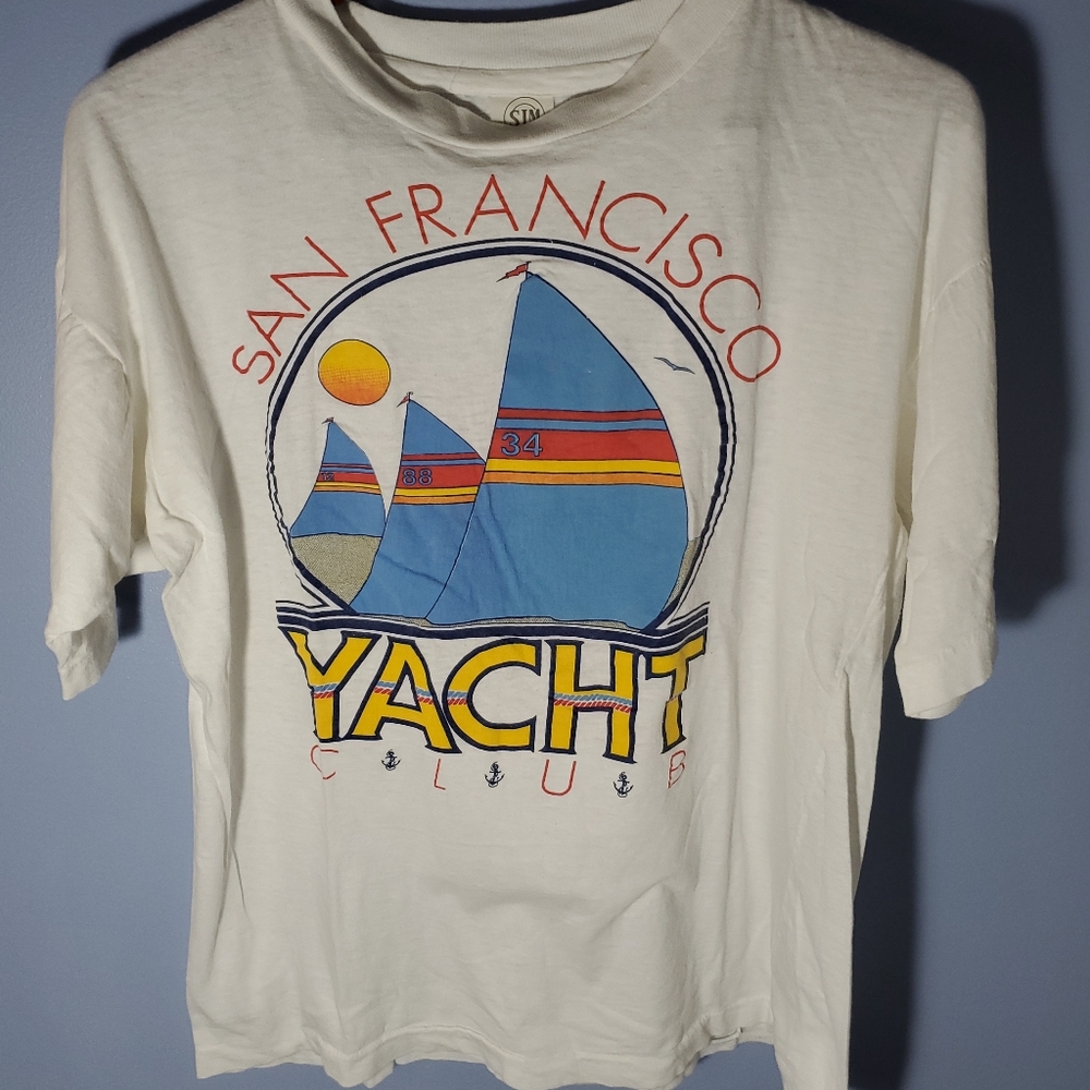 San Fransisco Yacht Club T-shirt White Size L